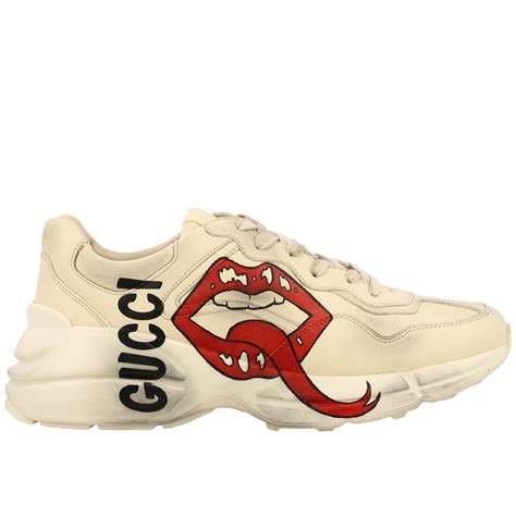 lips gucci sneakers|men Gucci sneakers on sale.